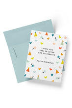 Load image into Gallery viewer, Colorful Loved & Celebrated Birthday Card