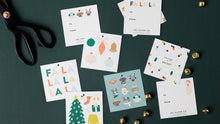Load image into Gallery viewer, Merry & Bright Gift Tag (Set of 8)
