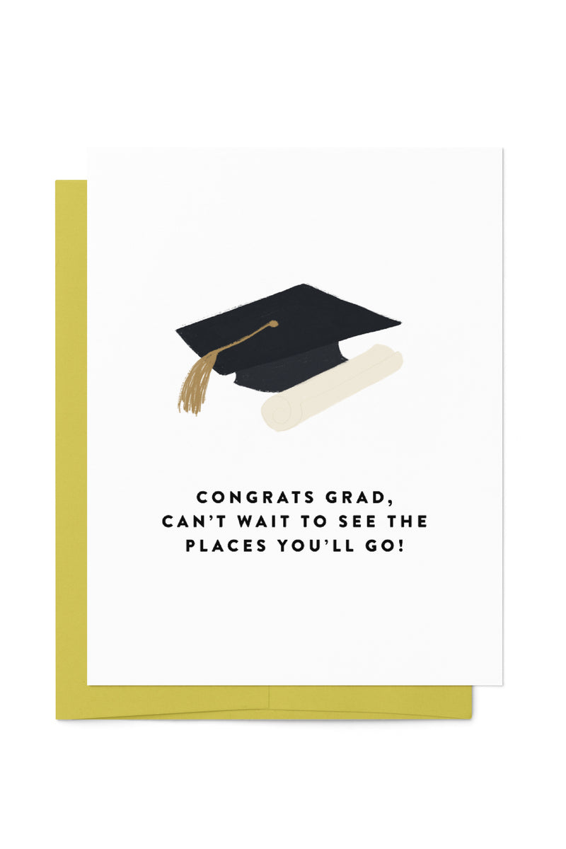 Places You'll Go Graduation Card Joy Paper Co. Places You'll Go Graduation Card Joy Paper Co.