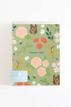 Load image into Gallery viewer, Garden Floral Thank You - Boxed Set of 8 Cards