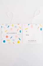 Load image into Gallery viewer, Let's Celebrate Gift Tag (Set of 8)