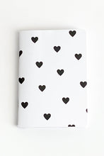 Load image into Gallery viewer, Black Hearts Pocket Journal