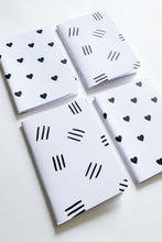 Load image into Gallery viewer, Black Hearts Pocket Journal