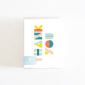 Thank You Shapes Boxed Set of 8 Cards