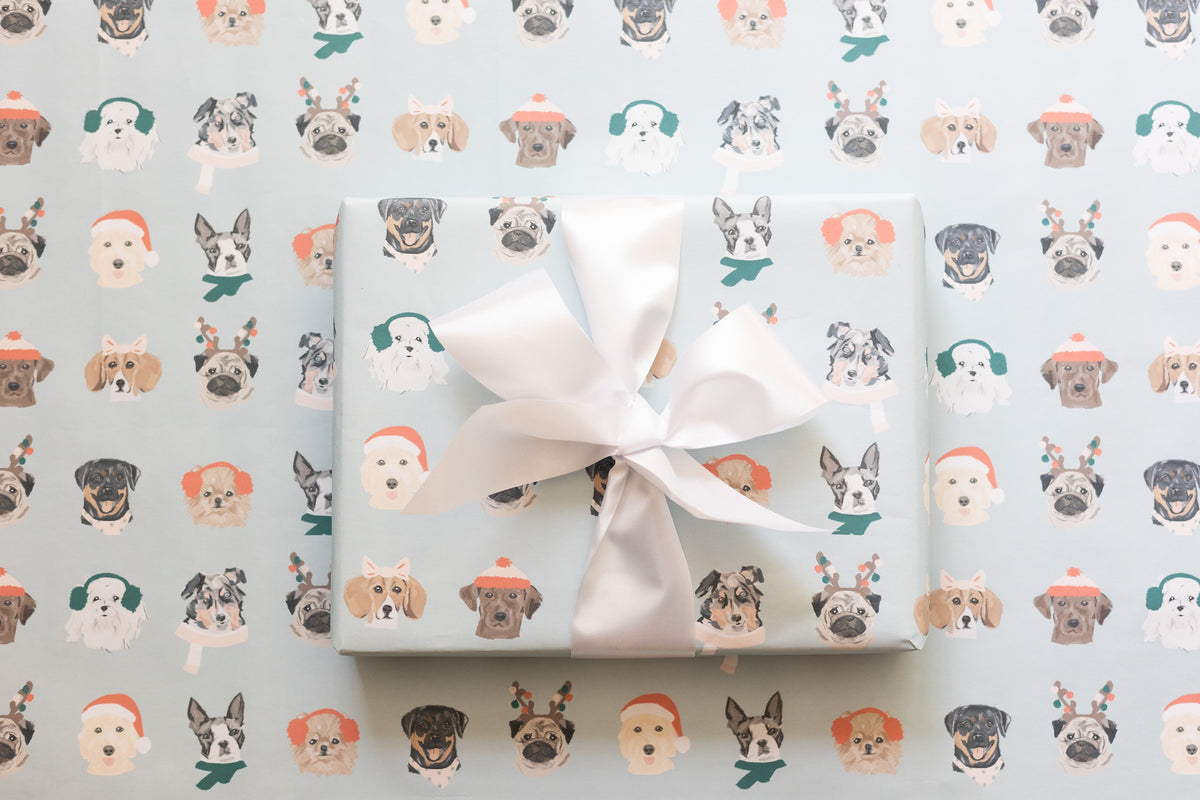 Holiday Dogs Wrapping Paper Roll – Joy Paper Co.