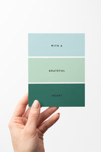 With a Grateful Heart Card