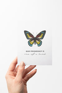 One of a Kind Butterfly, Friendship Card
