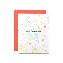 Load image into Gallery viewer, BDAY SPLATTER CARD