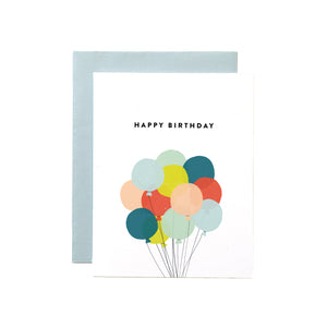 Bday Balloons Birthday Card