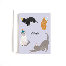 Load image into Gallery viewer, Party Cats Birthday Card