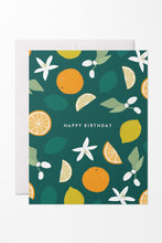Load image into Gallery viewer, Citrus Pattern Birthday Card