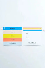 Load image into Gallery viewer, Birthday Stripes Gift Tag (Set of 8)