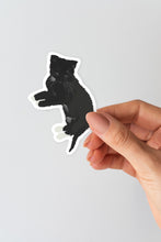 Load image into Gallery viewer, Black Cat Kitten Sticker