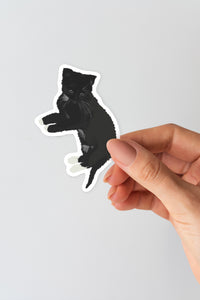 Black Cat Kitten Sticker