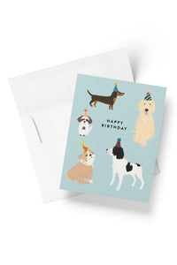 Party Dogs Birthday Card