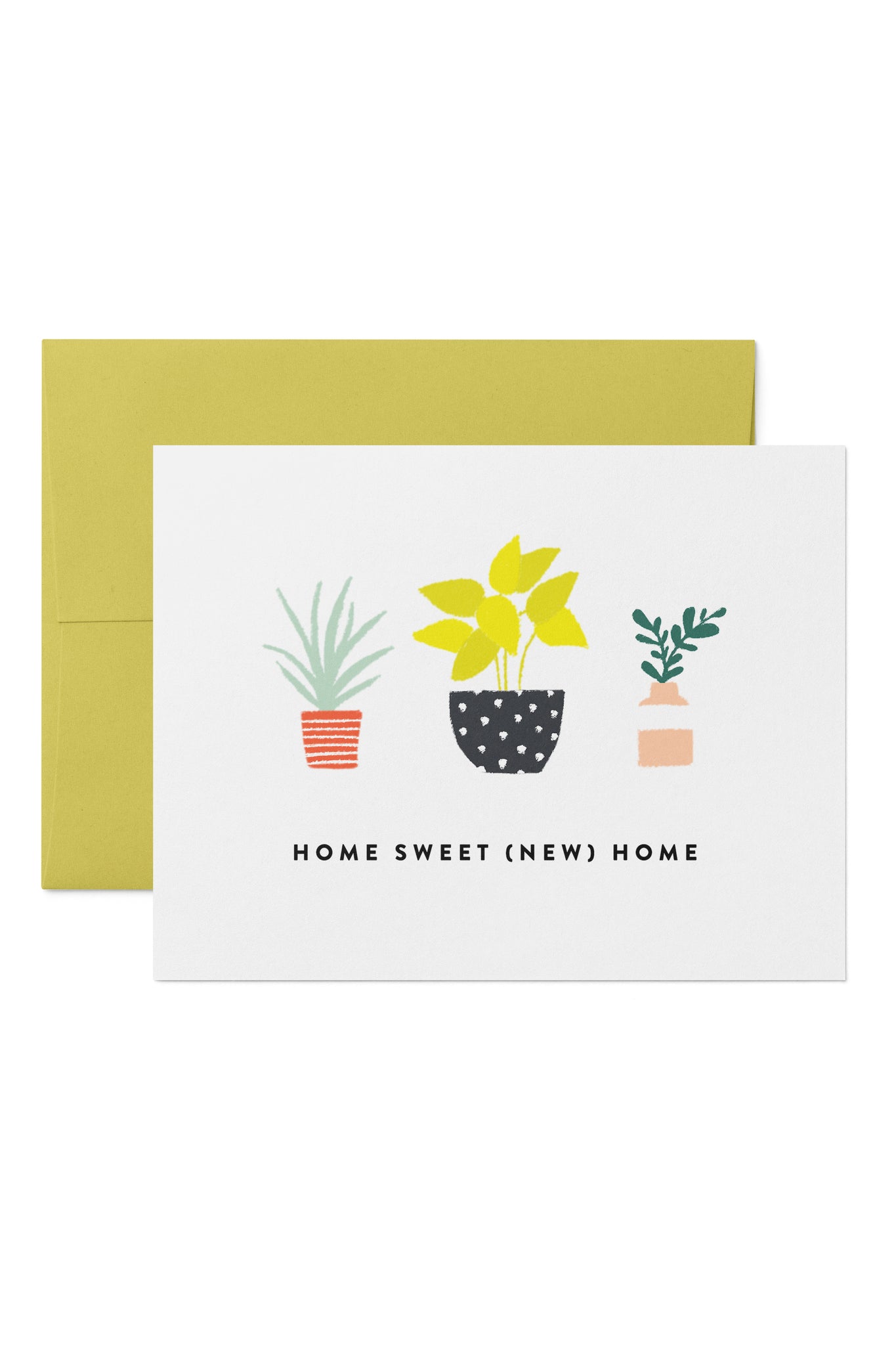 New Home House Plants Card