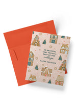 Load image into Gallery viewer, Gingerbread Village Holiday Thank You Boxed Set of 8 Cards