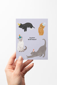 Party Cats Birthday Card