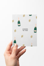 Load image into Gallery viewer, Champagne Cheers to You Card