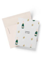 Load image into Gallery viewer, Champagne Cheers to You Card