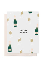 Load image into Gallery viewer, Champagne Cheers to You Card