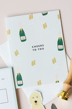 Load image into Gallery viewer, Champagne Cheers to You Card