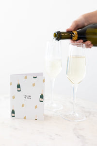 Champagne Cheers to You Card