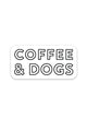 Coffee & Dogs Sticker