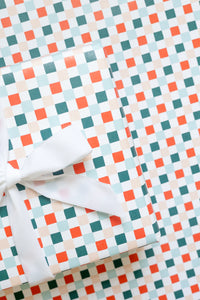 Colorful Holiday Checkered Wrapping Paper