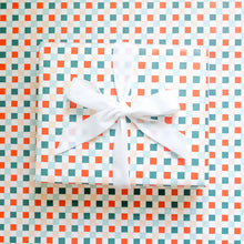 Load image into Gallery viewer, Colorful Holiday Checkered Wrapping Paper