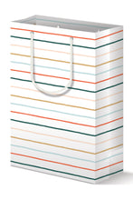 Load image into Gallery viewer, Colorful Stripes Gift Bag | Everyday or Holiday Gift