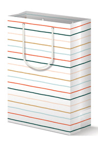 Colorful Stripes Gift Bag | Everyday or Holiday Gift