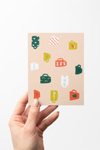 Load image into Gallery viewer, Cozy Pink Holiday Coffee Card