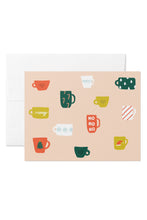 Load image into Gallery viewer, Cozy Pink Holiday Coffee Card