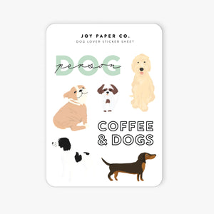 Dog Lovers Sticker Sheet