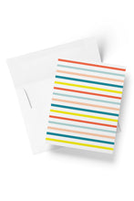 Load image into Gallery viewer, Colorful Stripes Boxed Set of 8 Cards