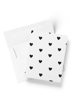 Load image into Gallery viewer, Black Hearts Boxed Set of 8 Cards