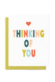 Colorful Thinking of You Card