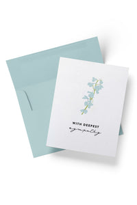 Floral With Deepest Sympathy Card