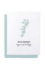 Load image into Gallery viewer, Floral With Deepest Sympathy Card