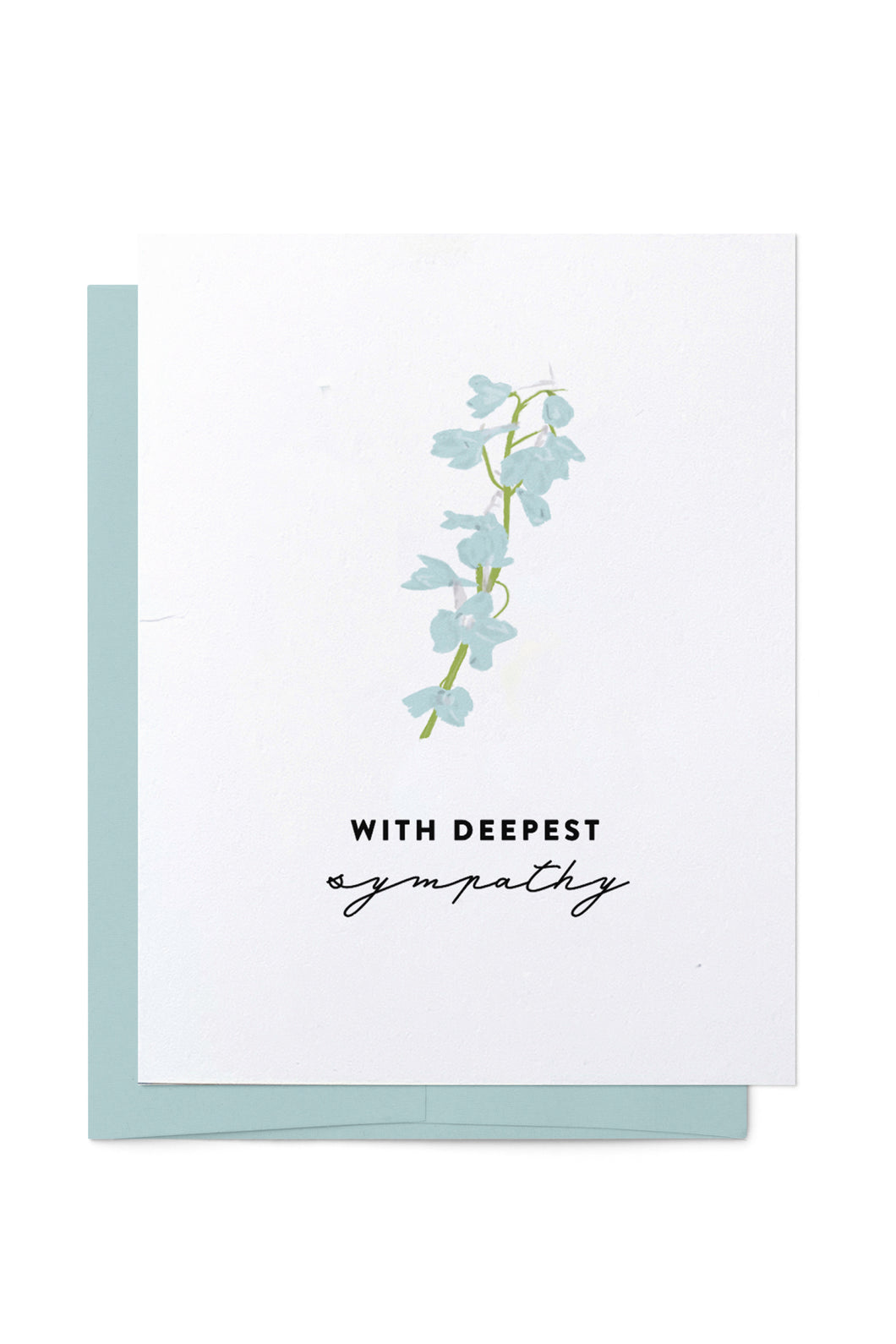 Floral With Deepest Sympathy Card