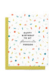 Favorite Person Confetti Birthday Card