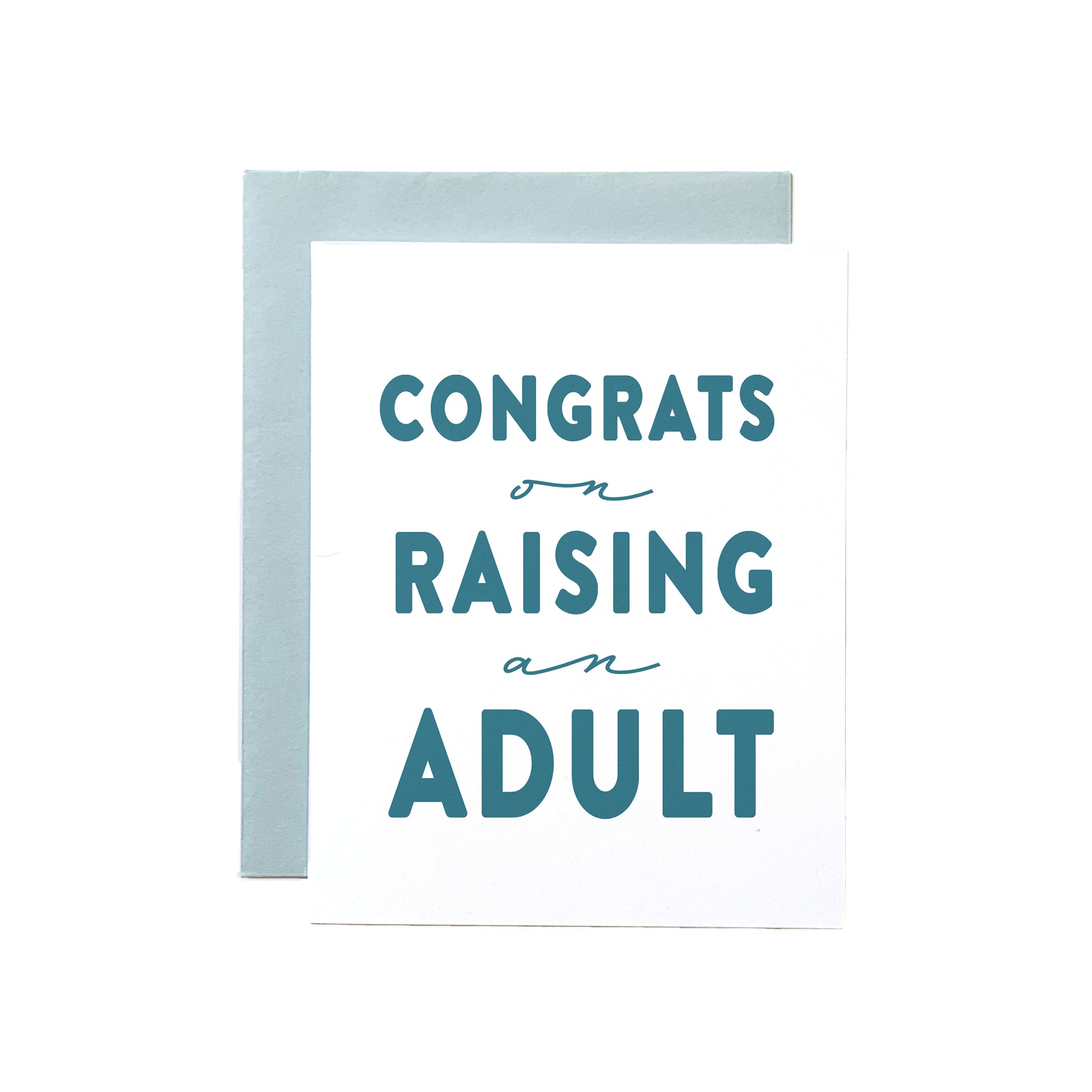 'Congrats on Raising an Adult' Graduation Card