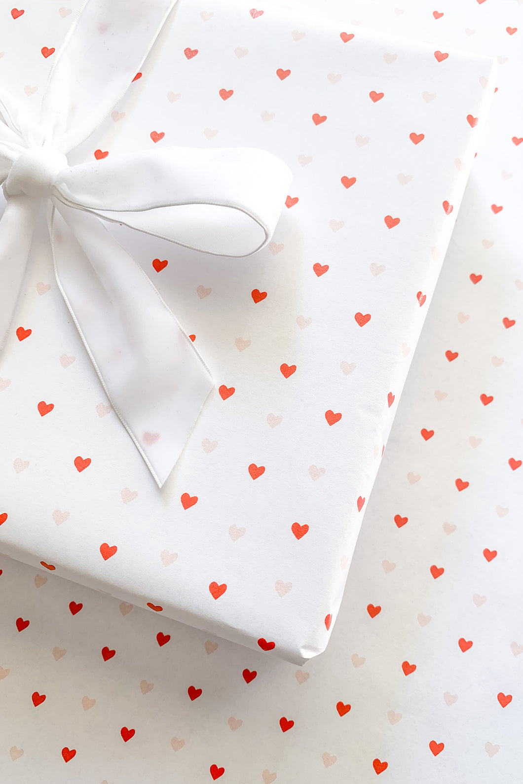 Little Hearts Pattern Wrapping Paper Roll