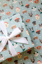 Load image into Gallery viewer, Holiday Dogs Wrapping Paper