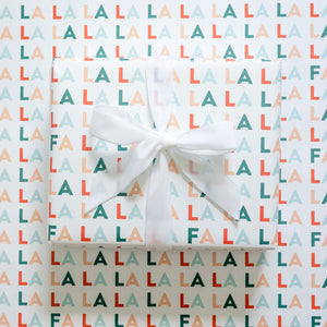 FA LA LA Wrapping Paper