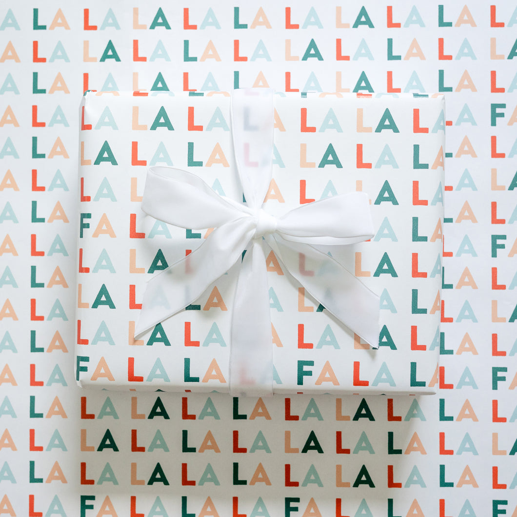 FA LA LA Wrapping Paper