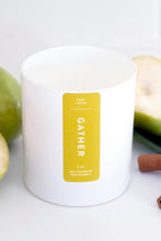 Load image into Gallery viewer, Gather (Pear + Spice Blend) Coconut Soy Candle