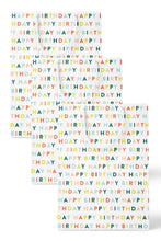 Load image into Gallery viewer, Colorful Birthday Lettered Gift Bag Set of 3