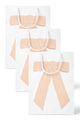 Coquette Pink Bow Gift Bag Set of 3